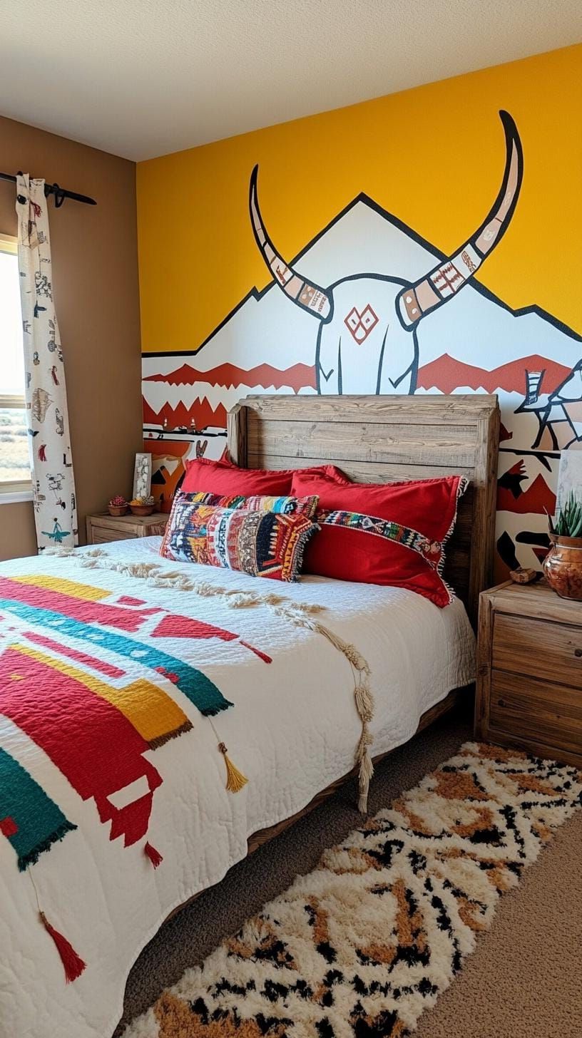 19. Paint A Desert Scene Accent Wall - photo 2