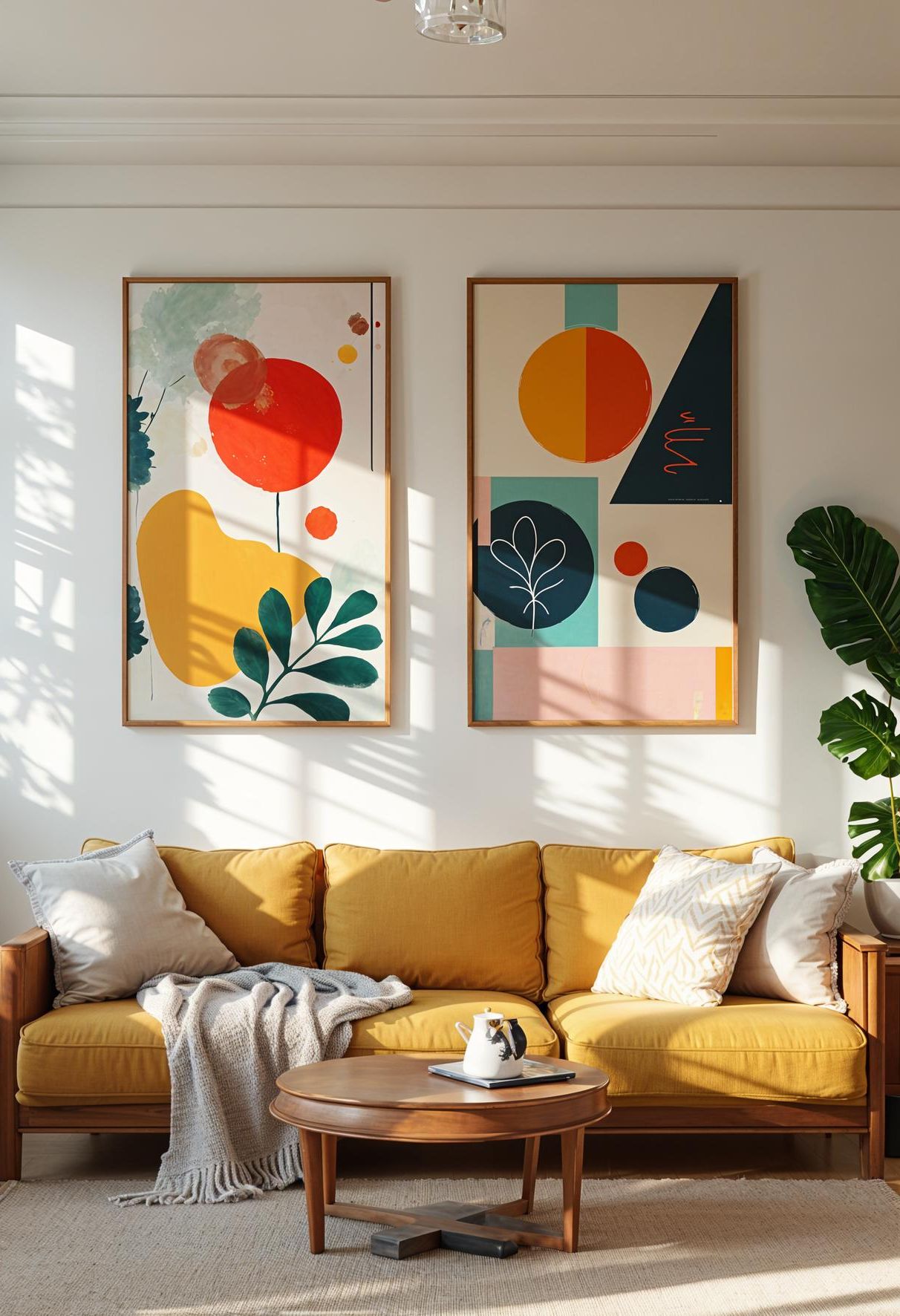 13. Bold Mid-Century Wall Art Style - photo 2