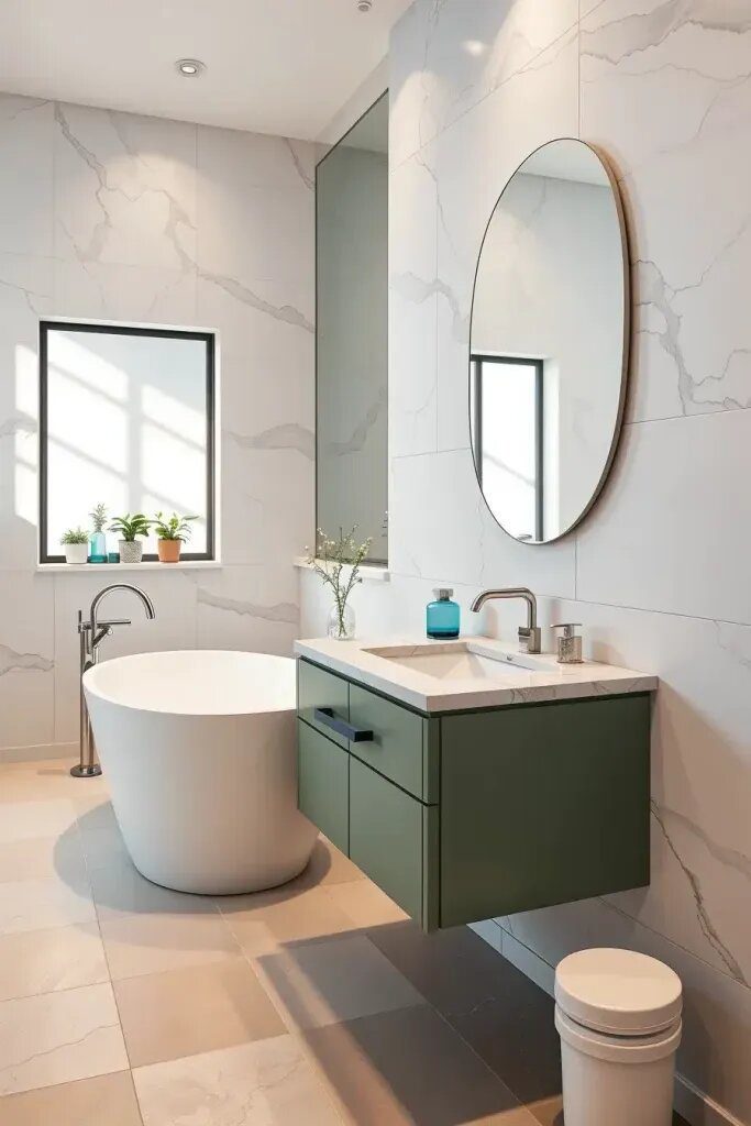 Sage And Blue Vanity Units That Elevate Style - photo 3