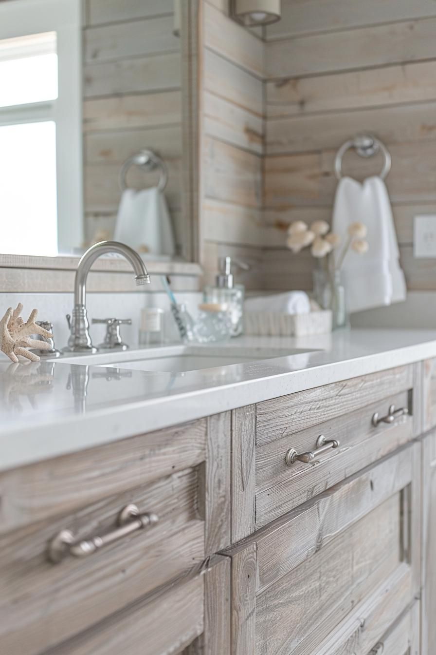 5. Coastal Chic Vanity Inspiration