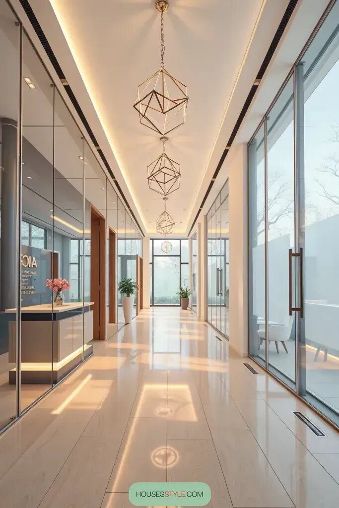 Layered Transparency in Hallway Design - photo 2