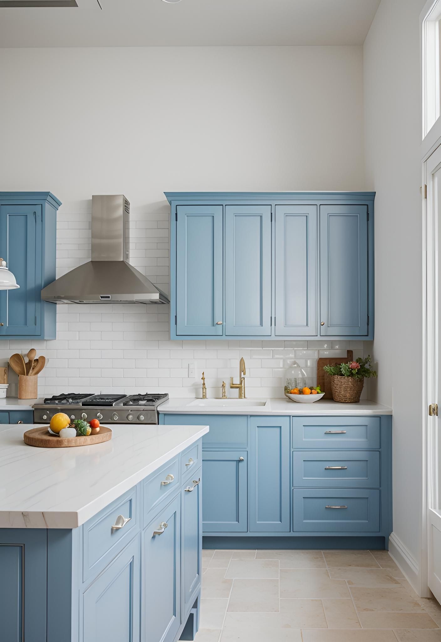 21. Capri Blue Kitchen Design Ideas
