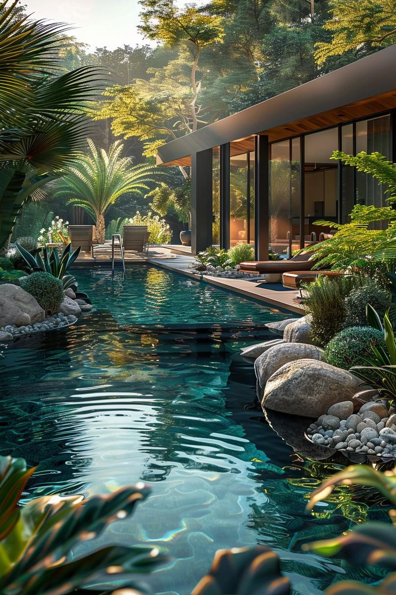 9. Sustainable Swimming Pond Designs - photo 2