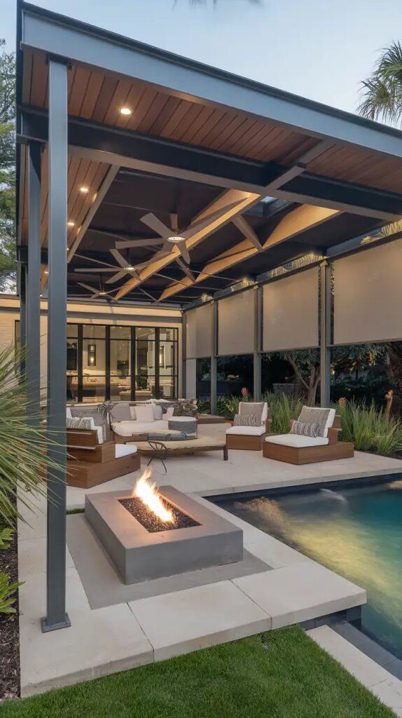 Outdoor Pool Pavilion Design Inspiration