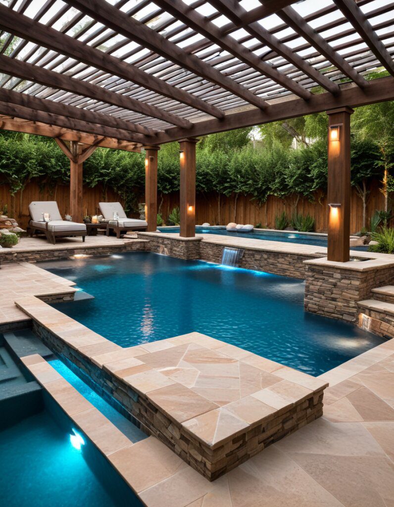 Building a Swim-Up Bar Into Your Pool