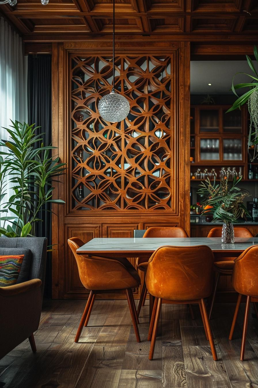 13. Wooden Dividers for Dining Spaces - photo 3