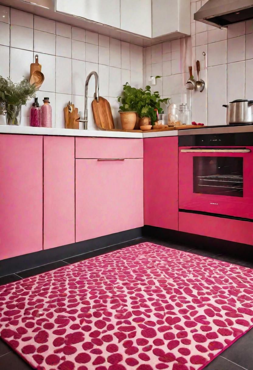 18. Adding a Raspberry Pink Floor Rug