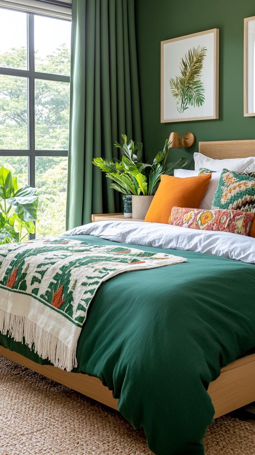 18. Forest-Inspired Bedroom Fantasy