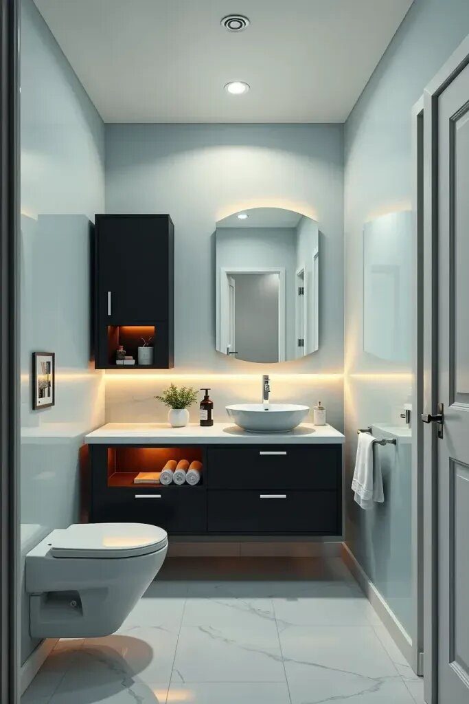 Under-Vanity Lighting For A Stylish Finish