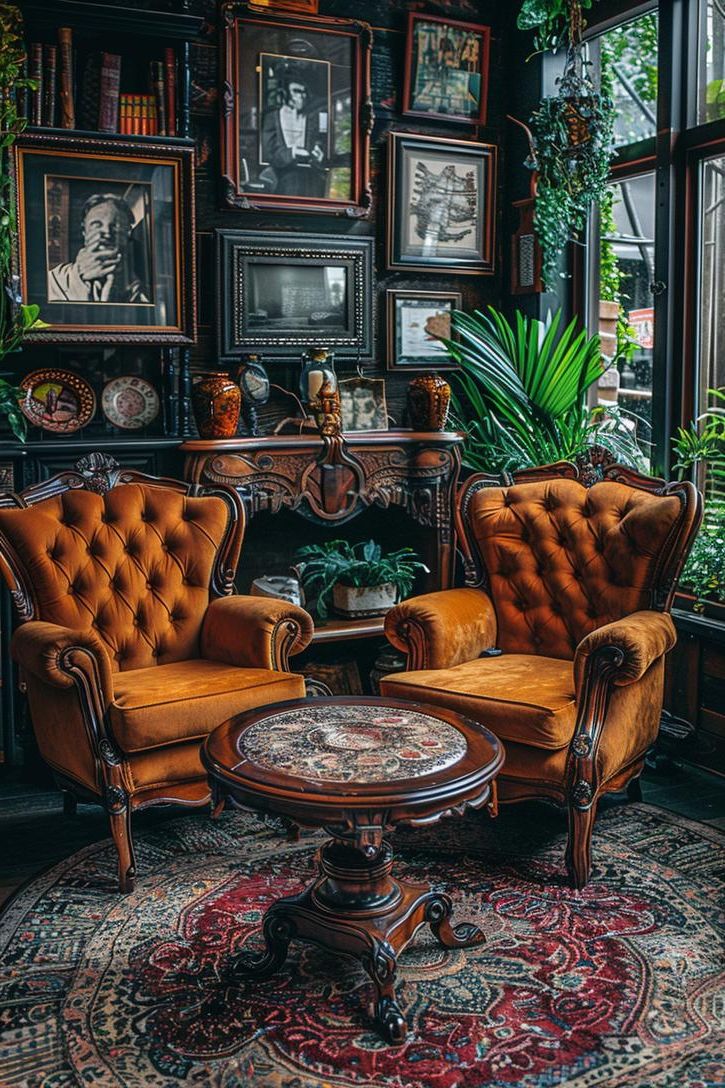 15. Vintage Earthy Living Room Style - photo 2
