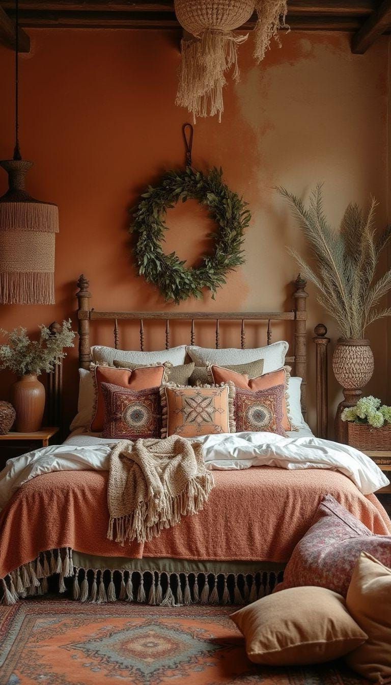 10. Warm Earthy Tones for Boho Bedrooms - photo 2