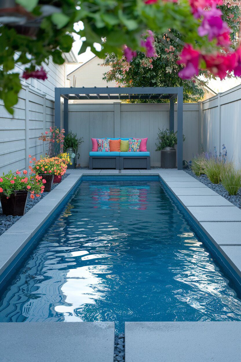 12. Narrow Lap Pool Design