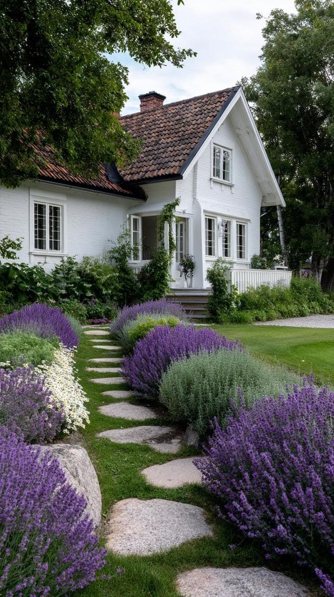 32. A Lavender Path Edged With Chamomile - photo 2