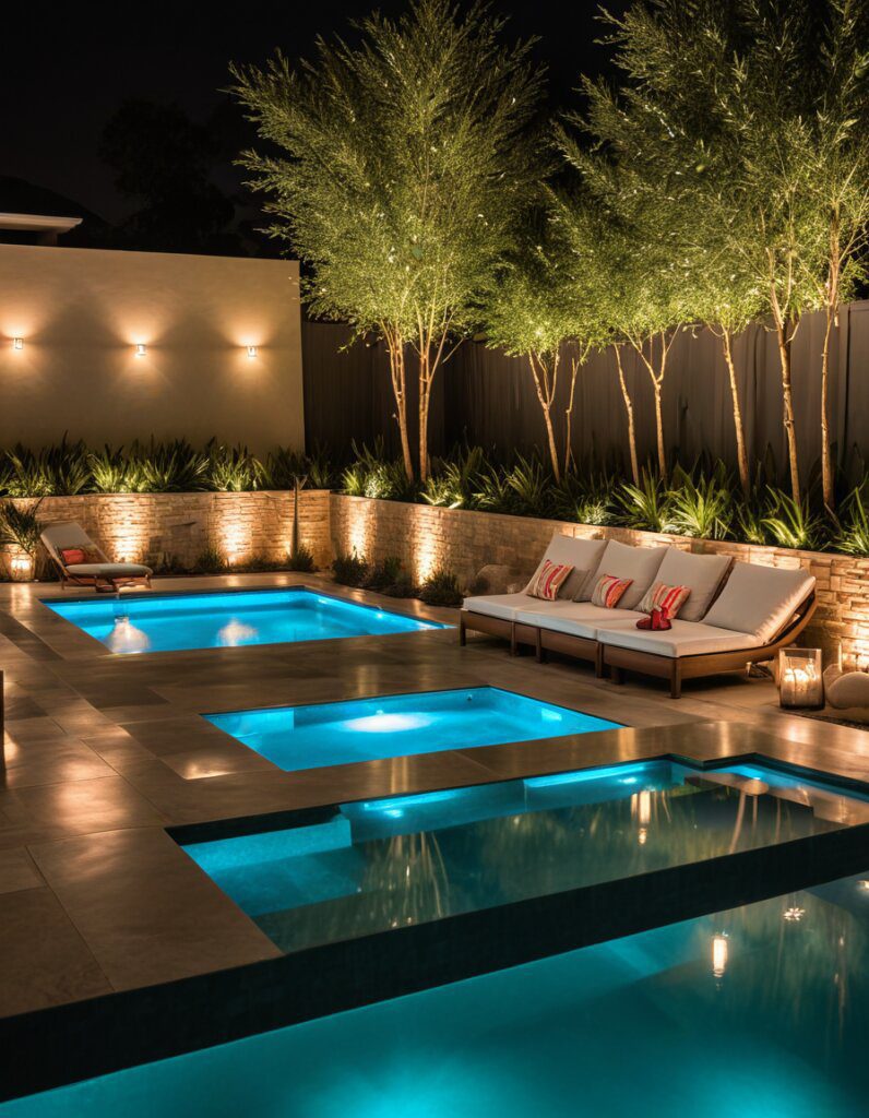 Fire Bowls and Lights for Nighttime Pools - photo 2