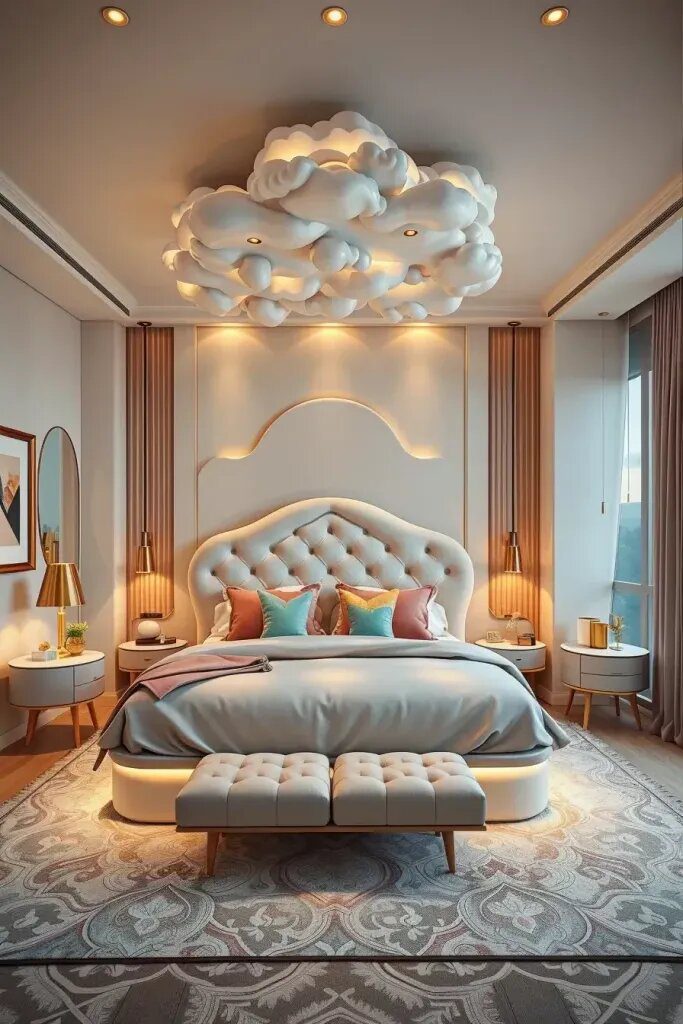 Cloud-Shaped Beds and Soft Upholstery Ideas