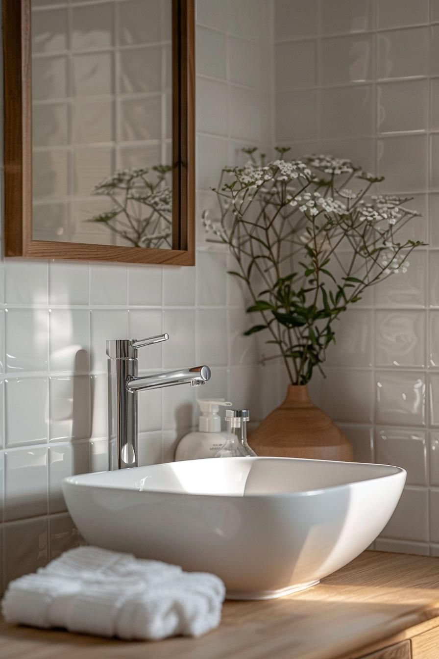 7. Scandinavian-Style Bathroom Tile Looks - photo 2