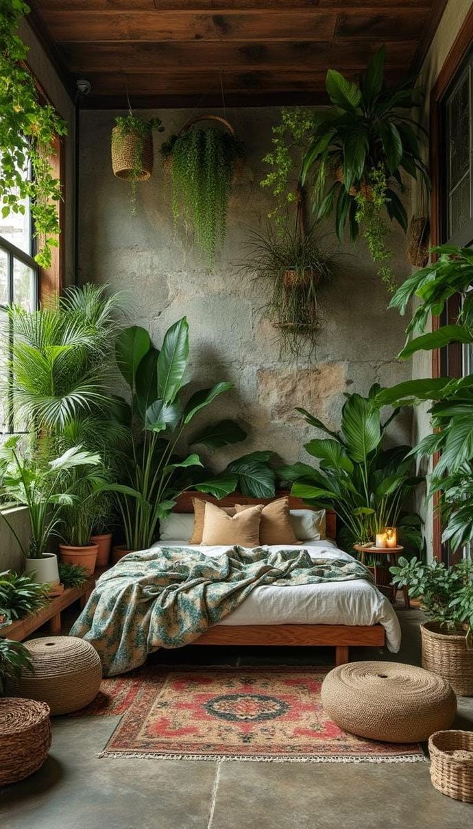 10. Lush Urban Loft Oasis Ideas
