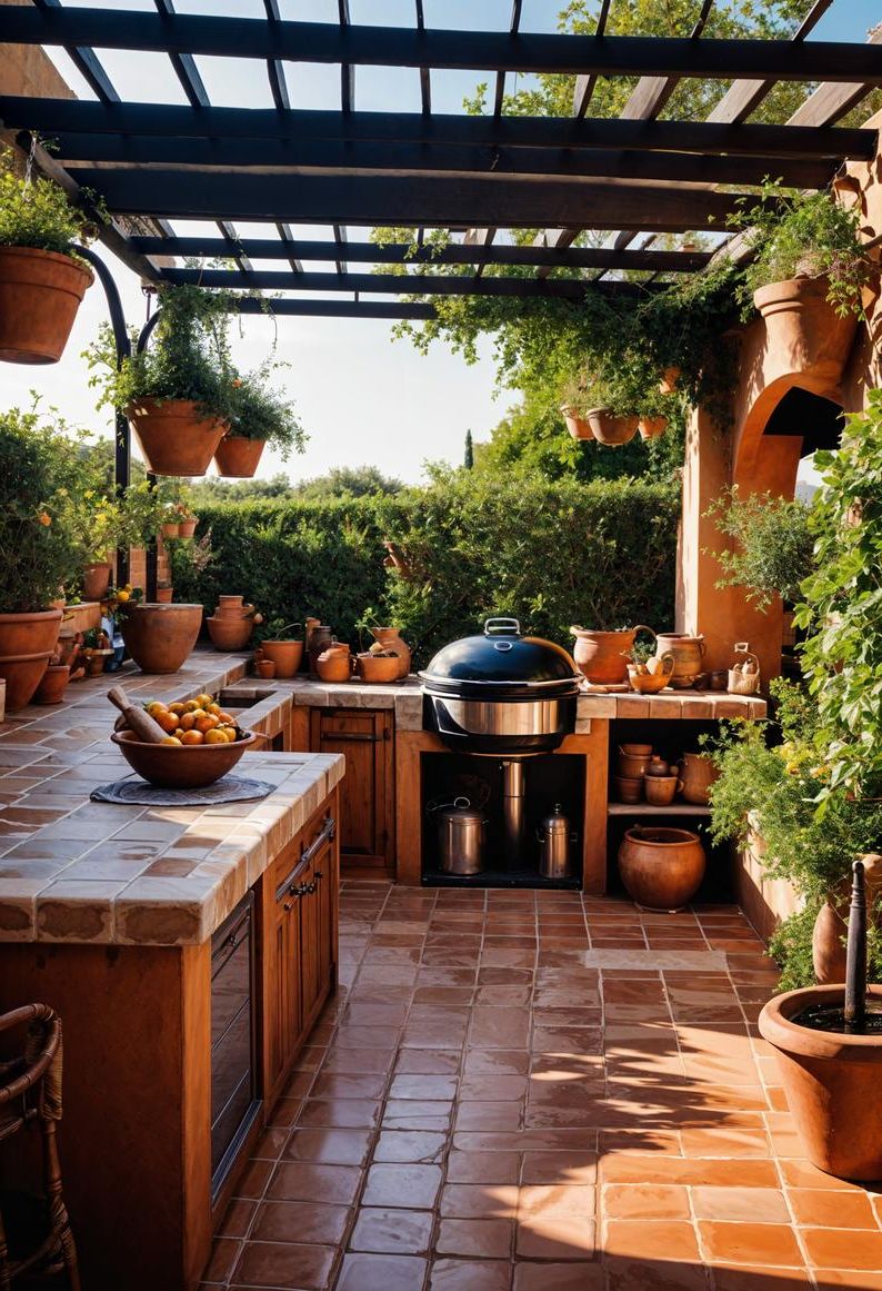 3. Mediterranean Patio Kitchen Design - photo 2