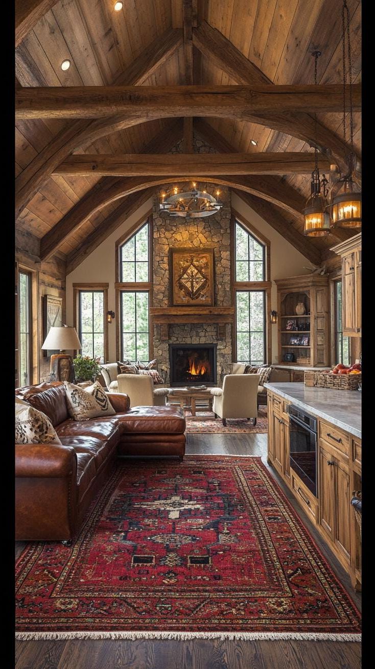 12. Kitchen With Exposed Beams and Big Windows - photo 3