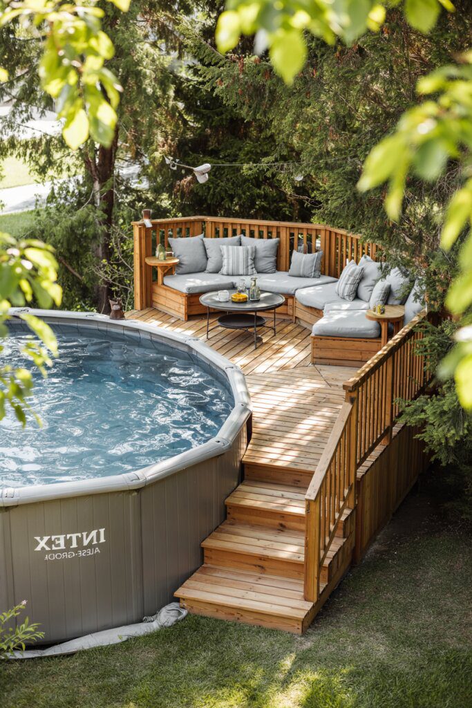 7. Wraparound Deck for Intex Pools - photo 2