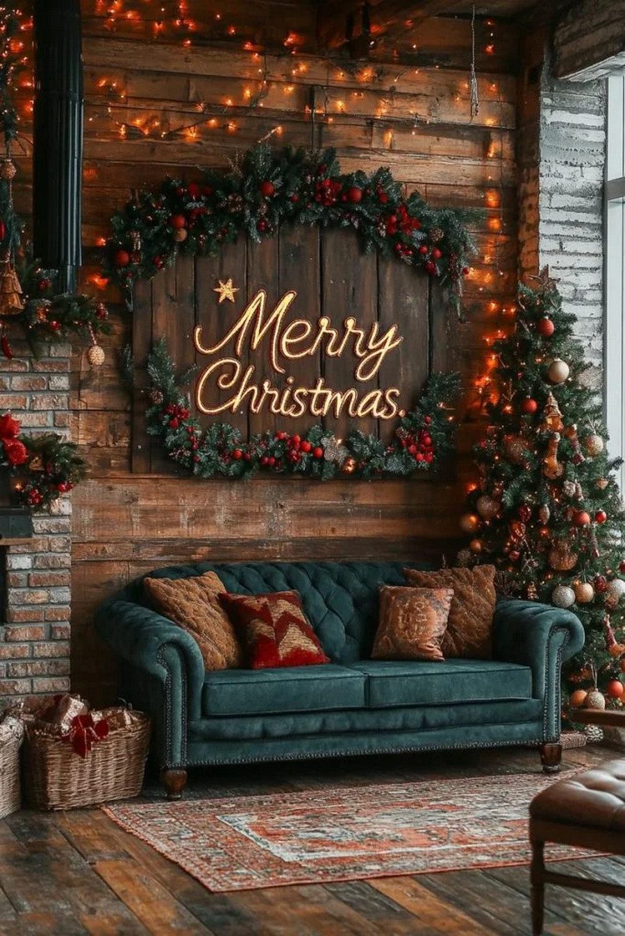 18. Boho Christmas Wall Banner Ideas - photo 2