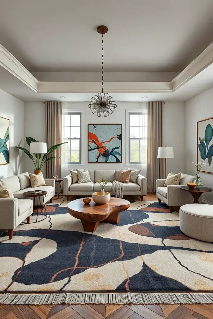 Abstract Rugs as a Focal Point - photo 2
