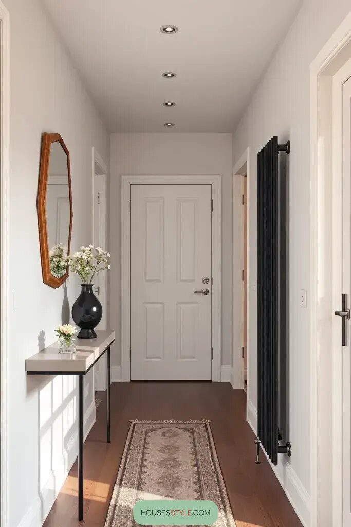 Slim Radiators For A Sleek Hallway Upgrade