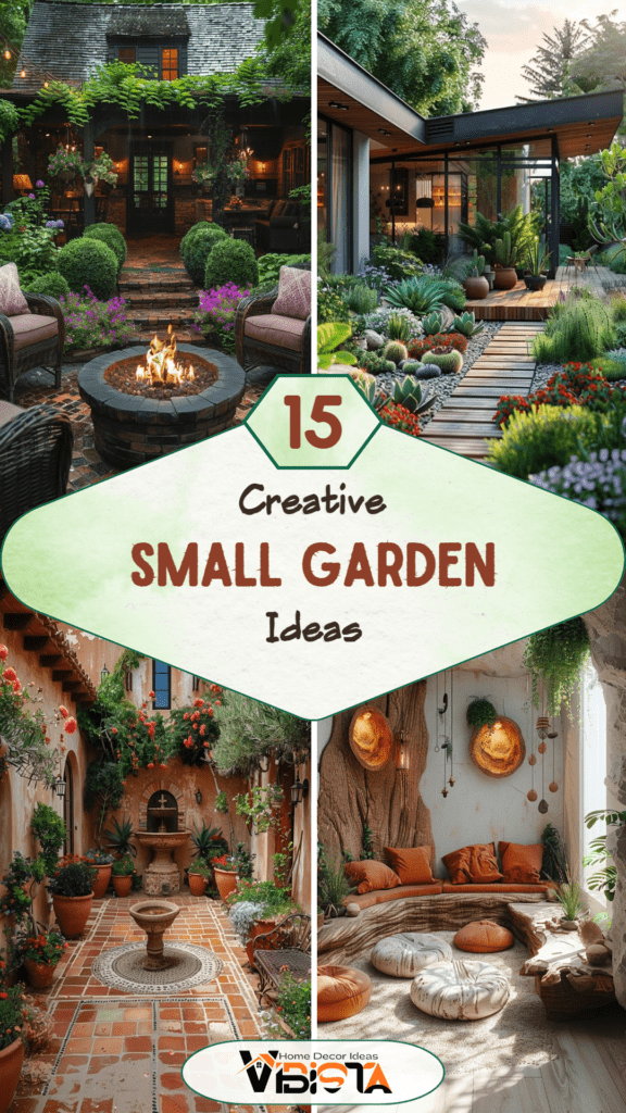 15 Creative and Stunning Small Garden Ideas