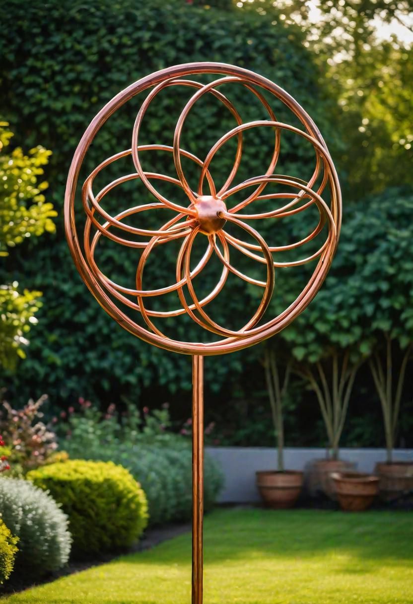 33. Copper Pipe Wind Spinners
