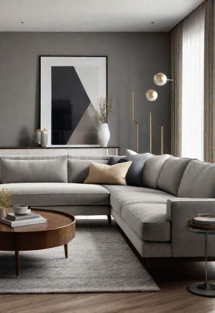 1. Minimalist Sectional Sofa