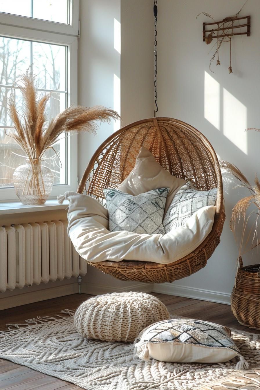 4. Stylish Boho Hanging Chair Ideas - photo 2