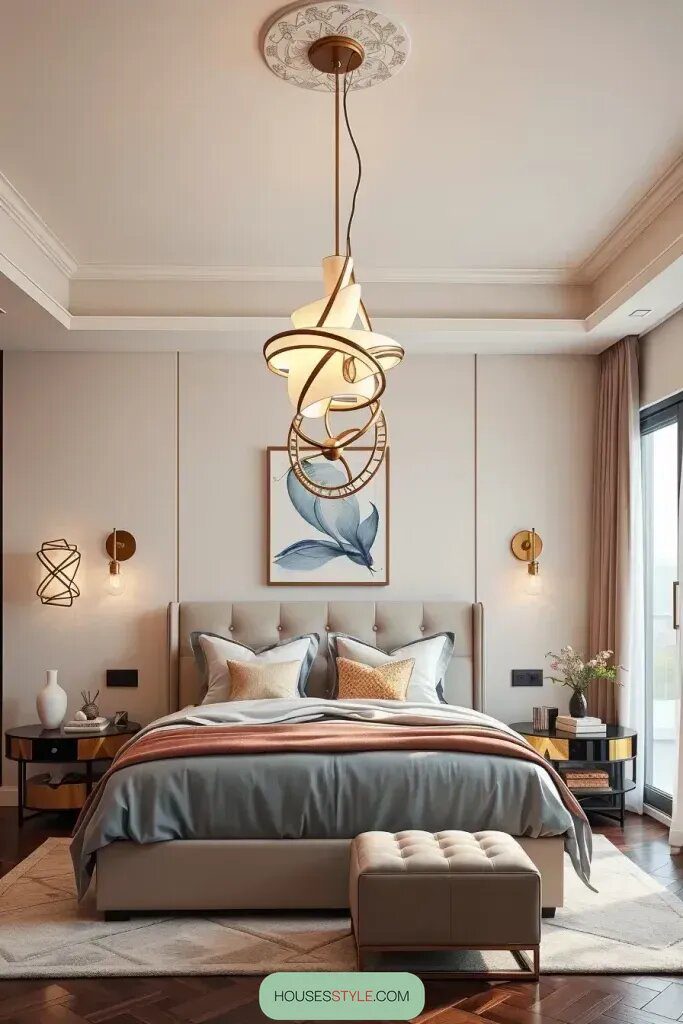 Statement Lighting Ideas for Modern Bedrooms