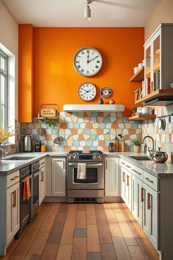 Retro-Inspired Wall Colors With a Pop