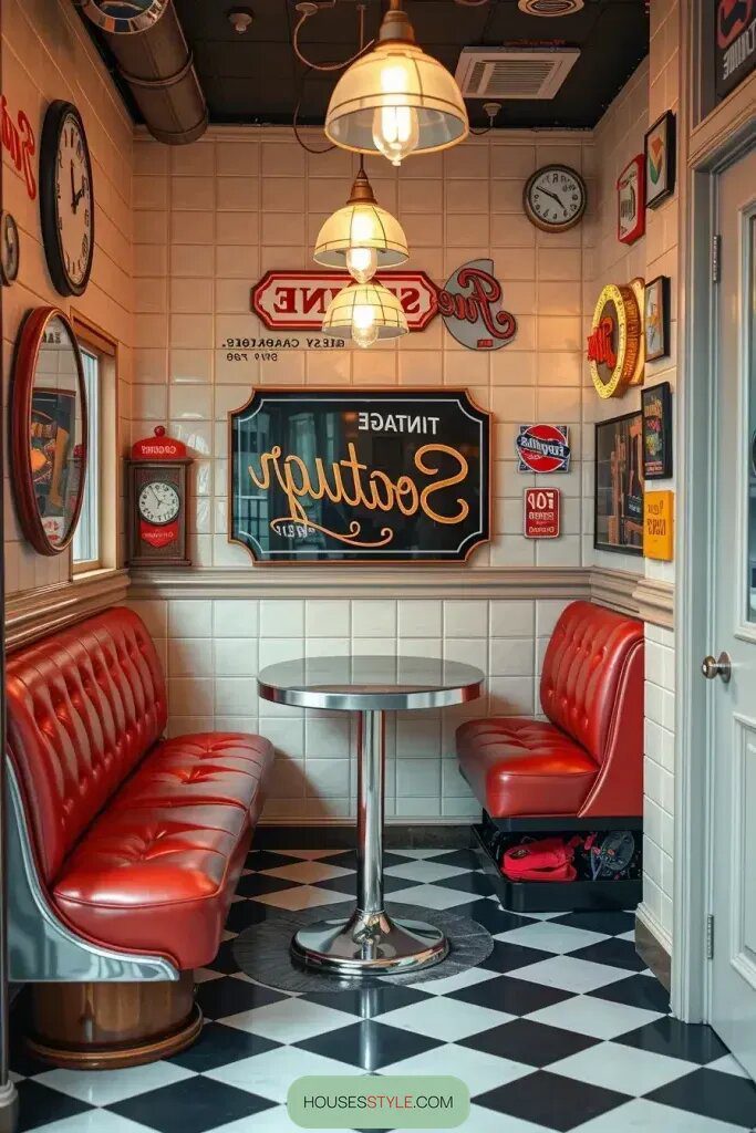 Vintage-Style Cafe Booths for City Dining Rooms - photo 2