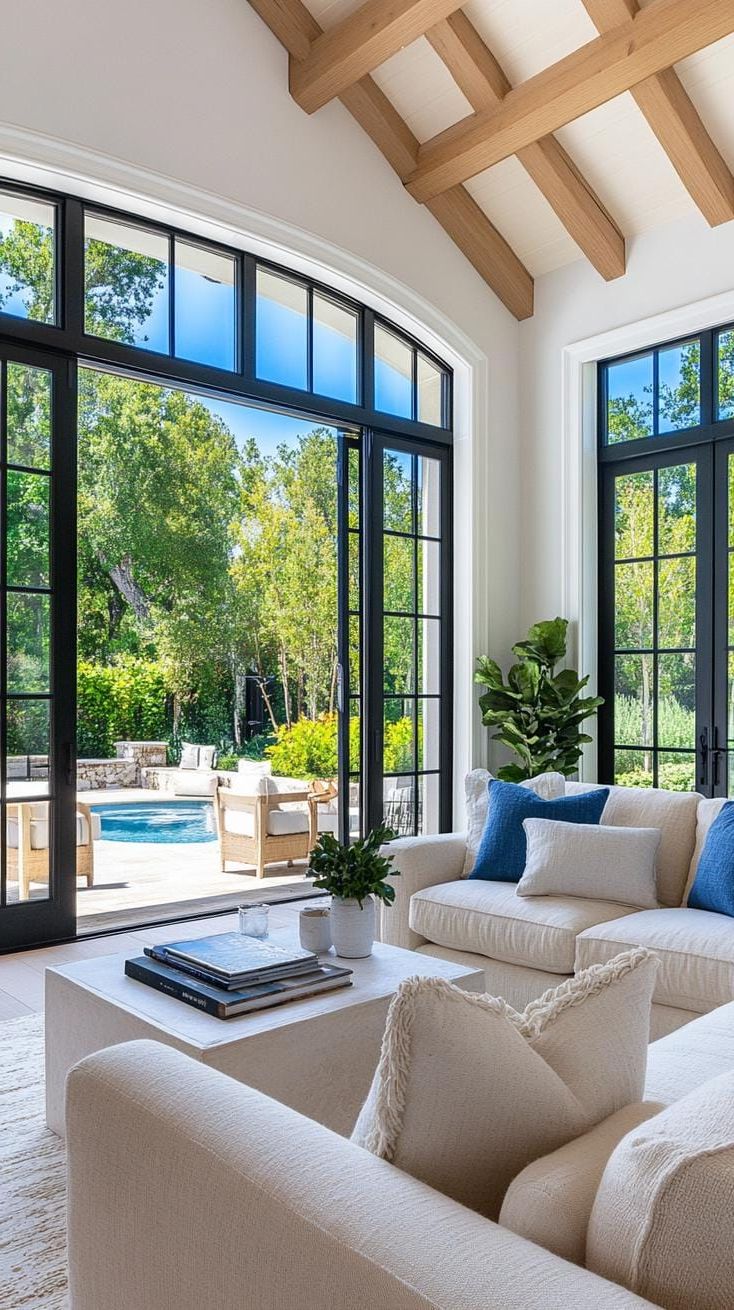 11. French Doors Connecting Living Room to Patio - photo 3