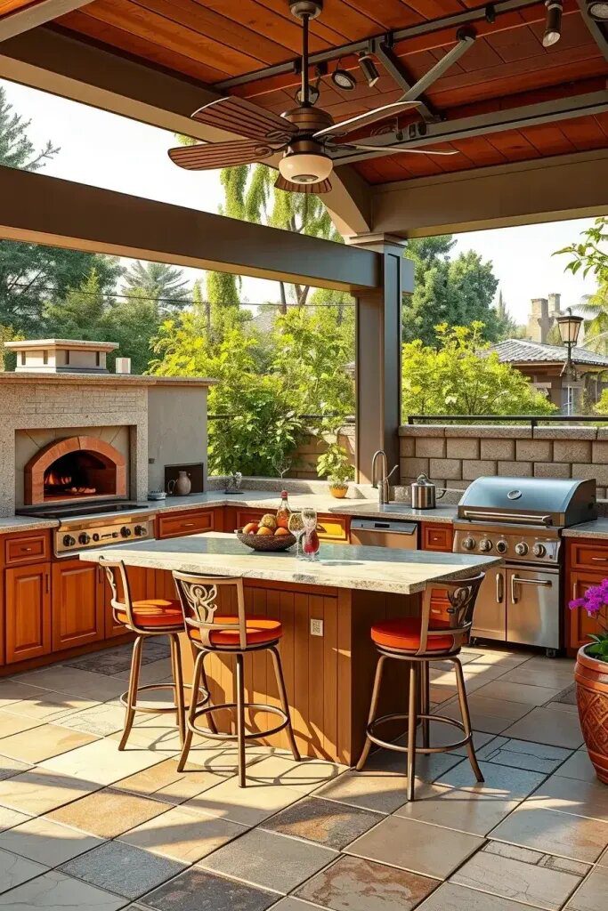 Custom Outdoor Kitchens With Upscale Appliances