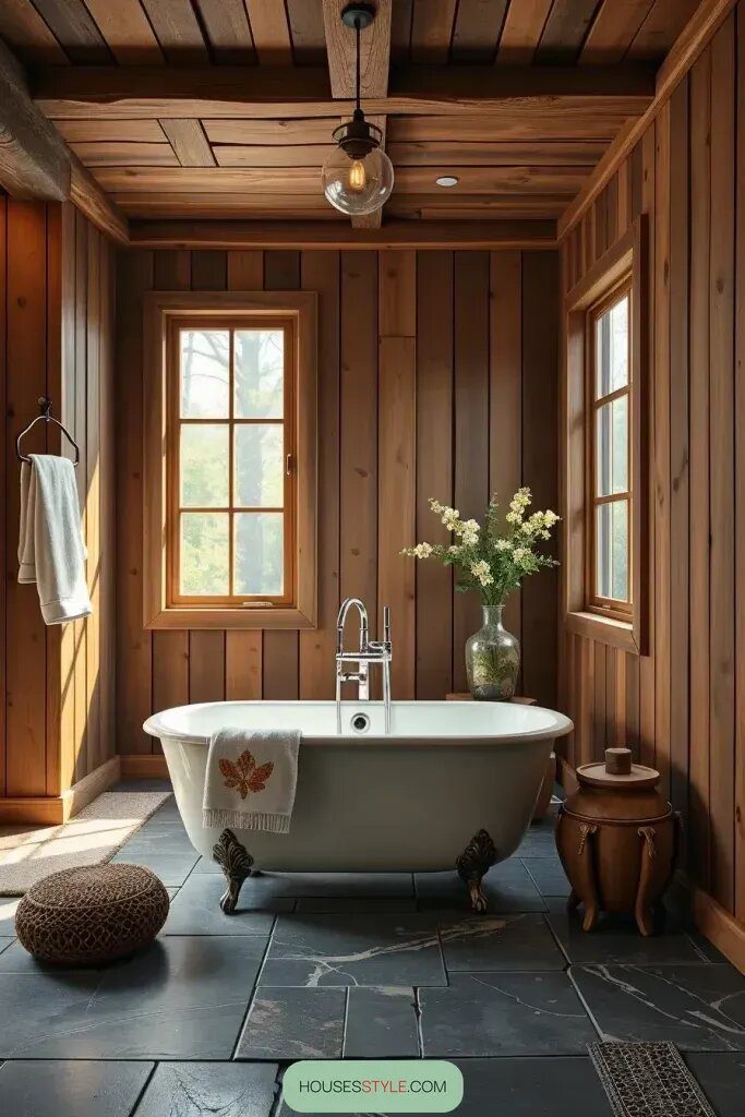 Freestanding Bathtubs for a Natural Rustic Feel