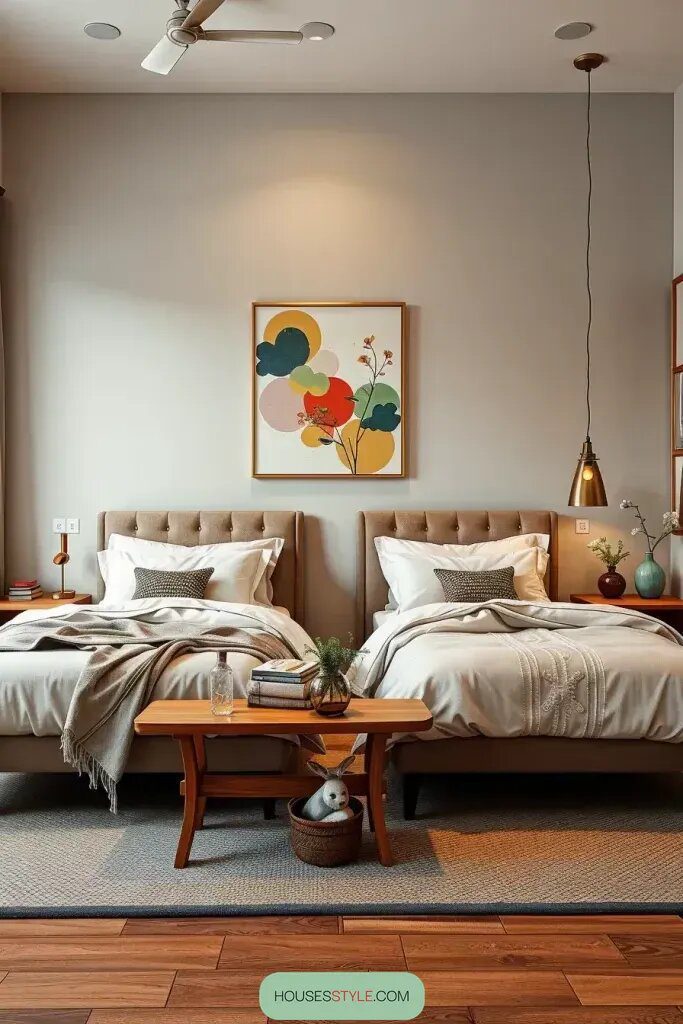 Romantic Touches for a Cozy Japandi Bedroom