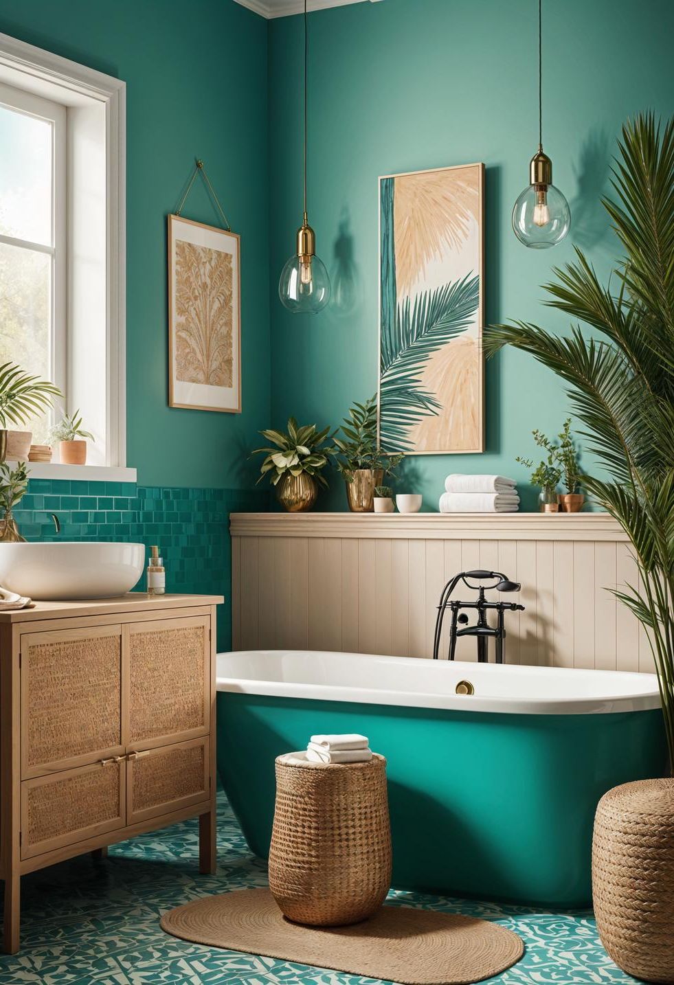 4. Teal Dream for Lively Bathrooms - photo 3