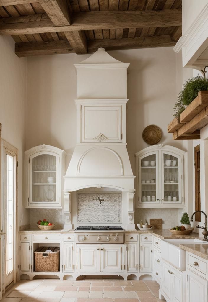 8. French Country Kitchen Style