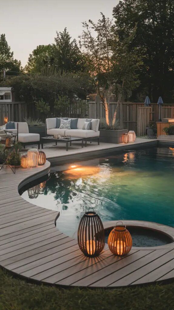 Stylish Deck Ideas for a Backyard Pool Retreat