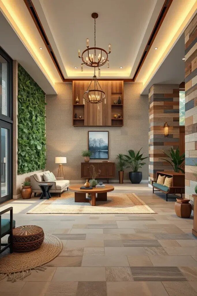 Sustainable Materials for Upscale Lobby Design
