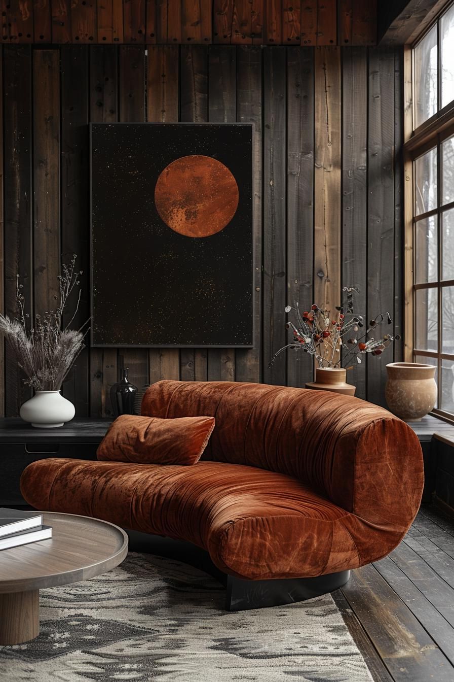 2. Moody Art Gallery Accent Wall - photo 3