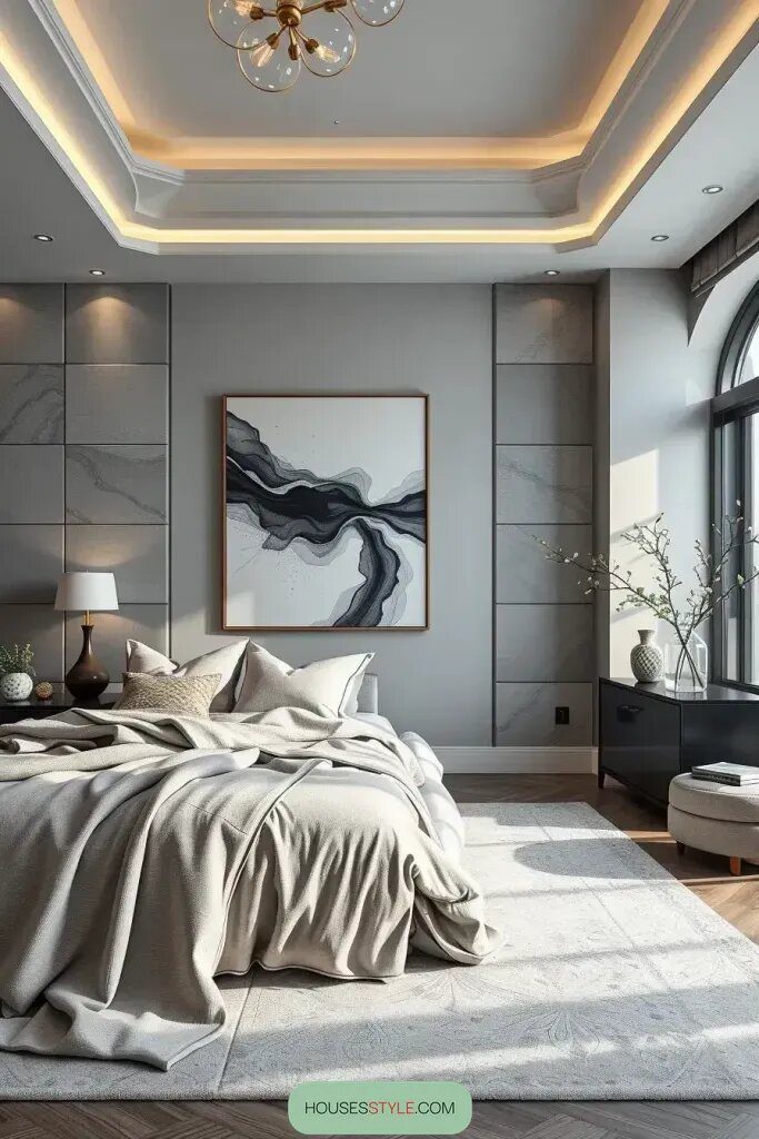 Layering Depth Into Gray Bedroom Palettes - photo 2