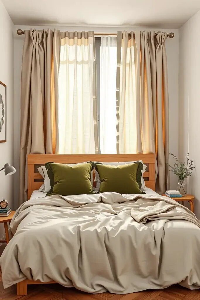 1. Cozy Japandi Color Schemes for Small Bedrooms - photo 2