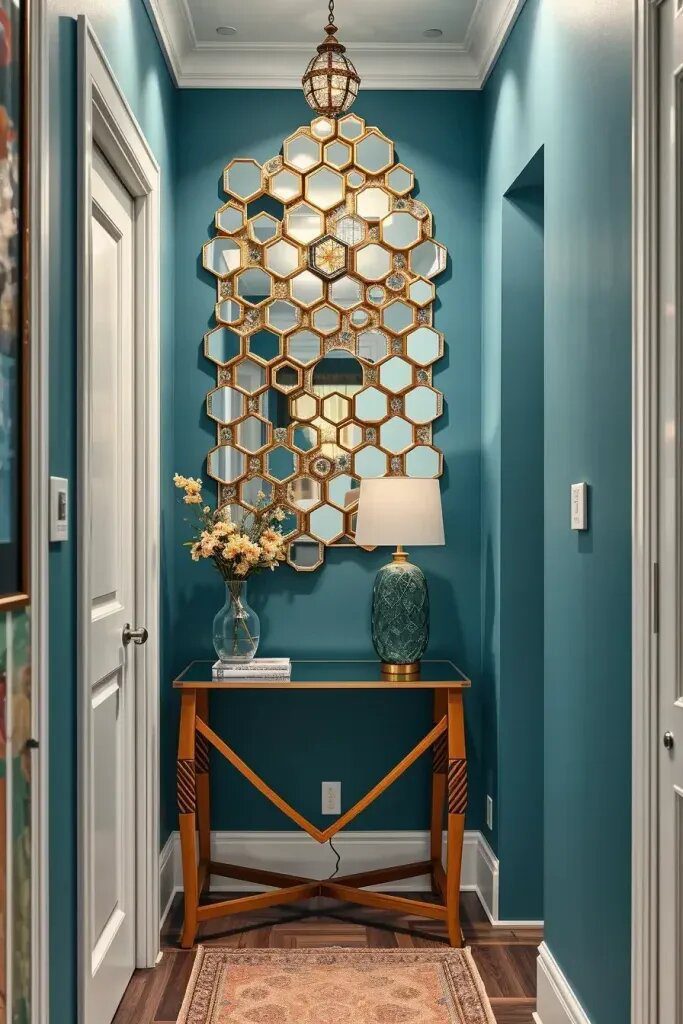 Dollar Store Tiled Mirror Wall Art - photo 2