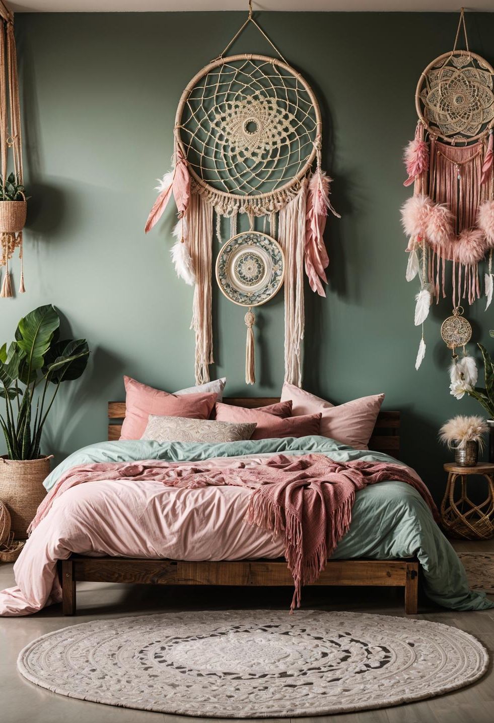 1. Dreamy Boho Bedroom Decor