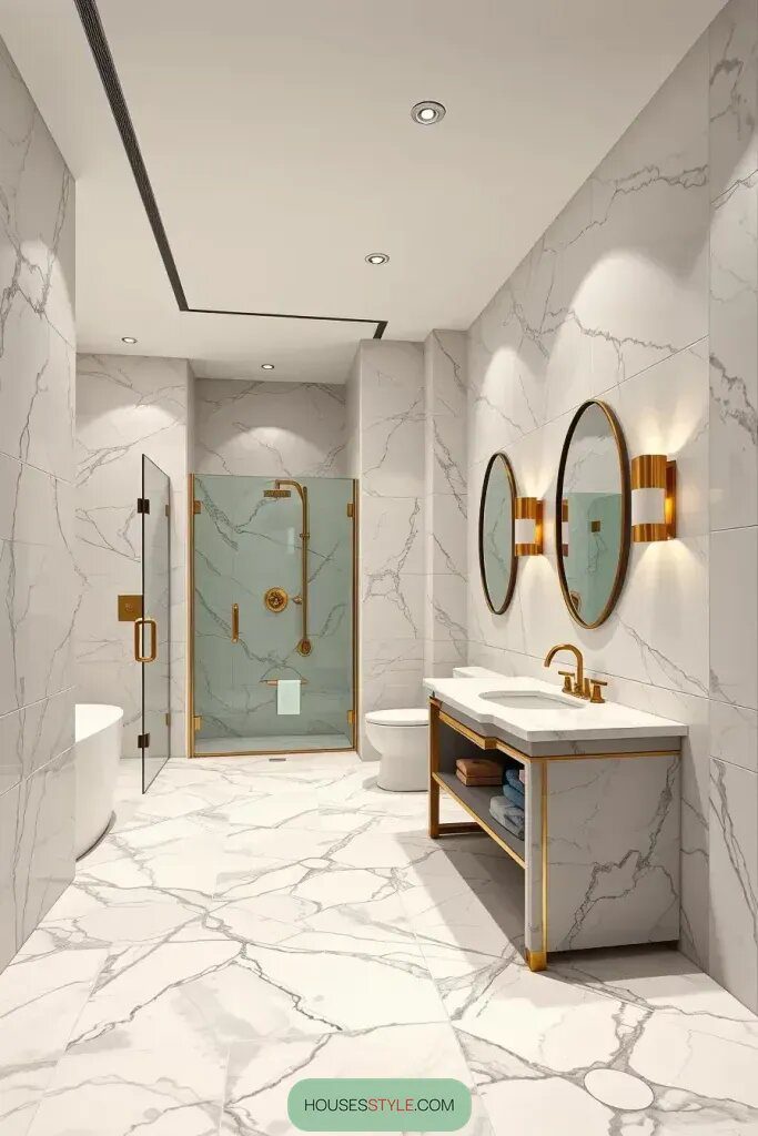 Marble Ideas for Floors and Vanities - photo 2