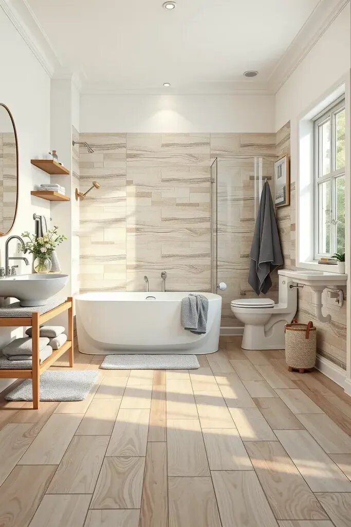 Durable Waterproof Faux Wood Tile Options - photo 2