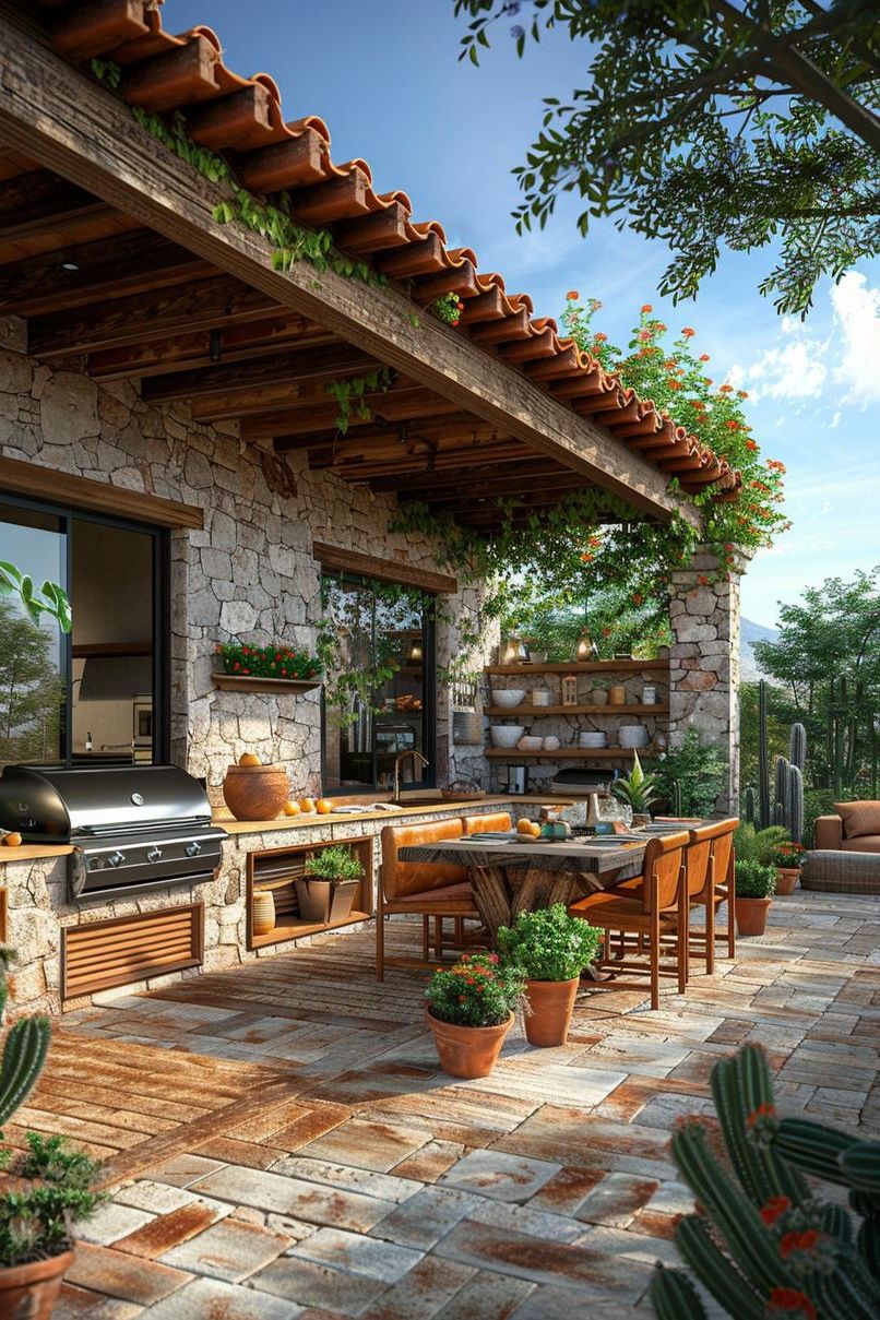 14. Desert-Themed Outdoor Kitchen Oasis - photo 2